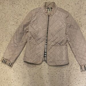 Burberry Quilted Beige Puffer Jacket